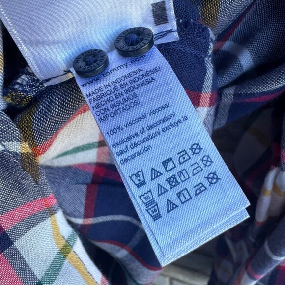 Tommy Hilfiger Multicolor Long Sleeve Button Down Shirt Women's Size XXL. - Picture 4 of 7